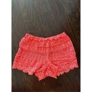 Giani Bini Hot Pink Ruffle Shorts Small